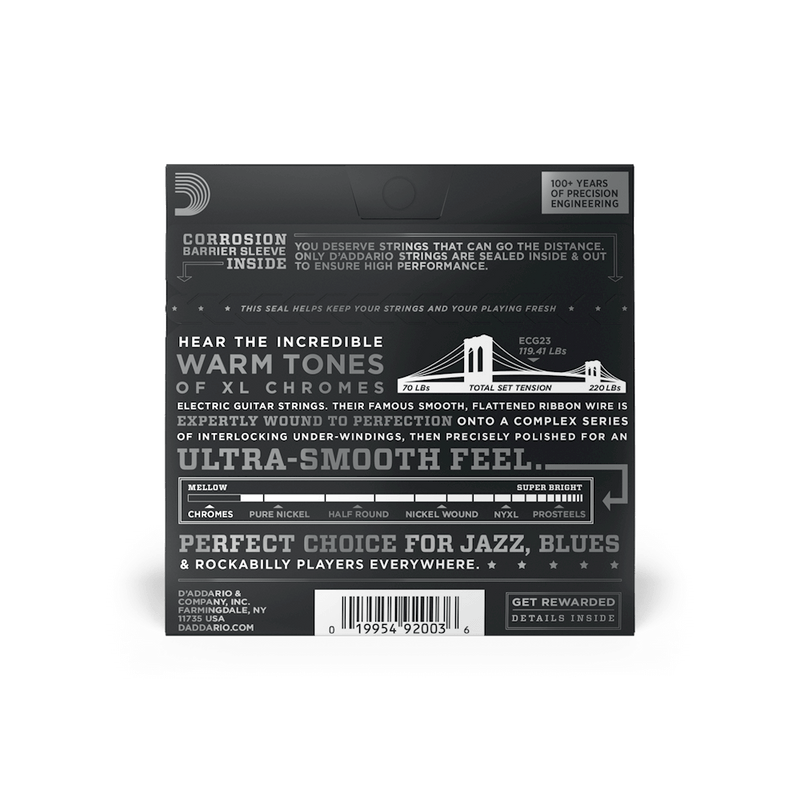 Encordado D Addario Guitarra Electrica Ecg23 10 48 Cuerdas Lisas