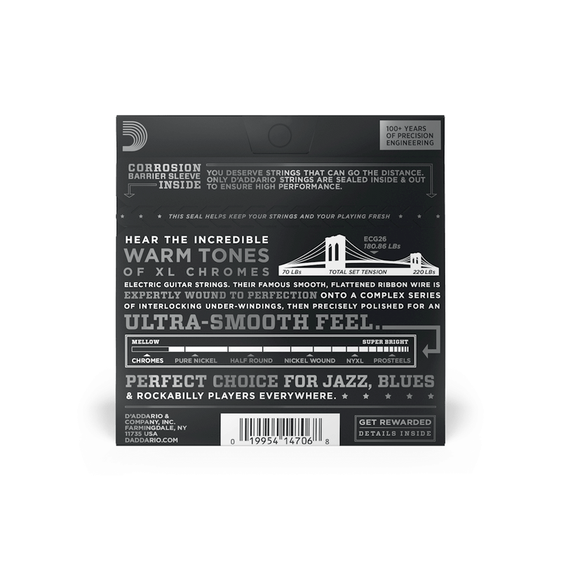 Encordado D Addario Guitarra Electrica Ecg26 13 56
