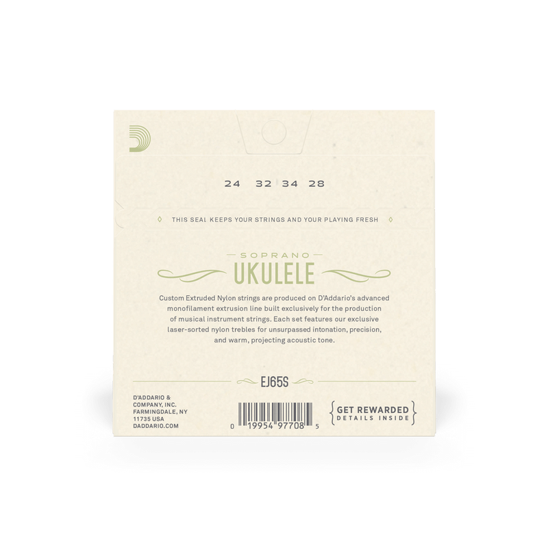 Encordado D Addario Proarte Ukulele Ej65s