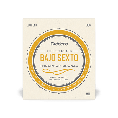 Encordado D Addario Bajo Sexto Ej86