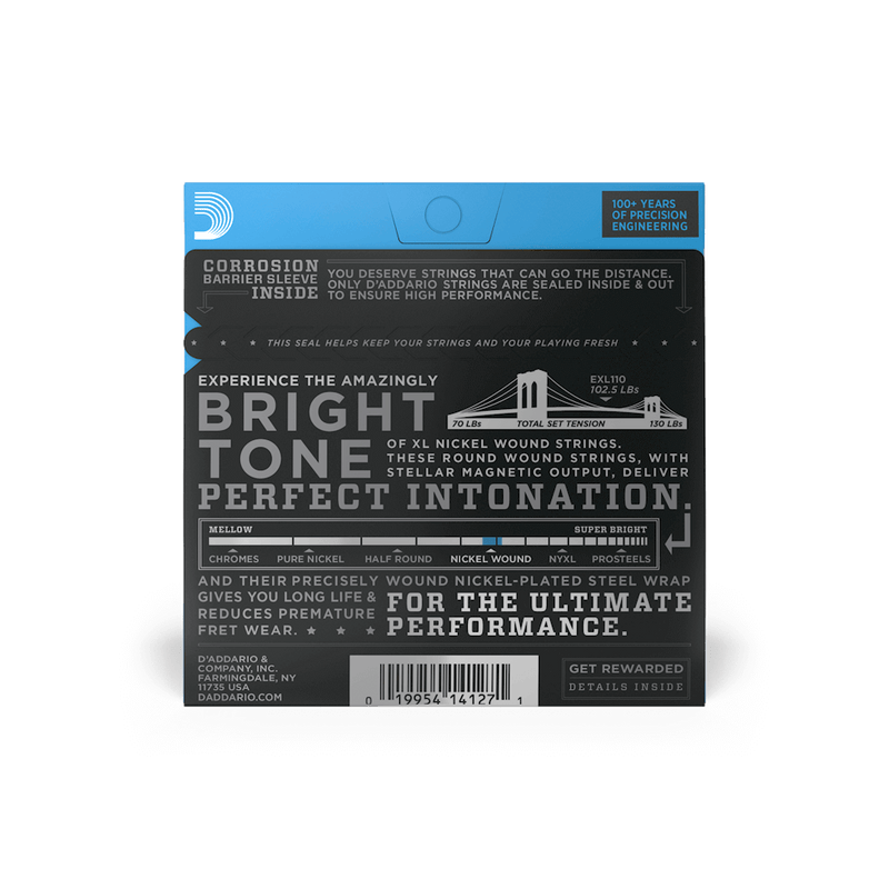Encordado D Addario Guitarra Electrica Exl110 10-46