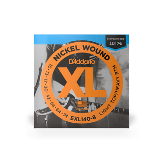 Encordado D Addario Guitarra Electrica Exl140 8 Cuerdas 10 74