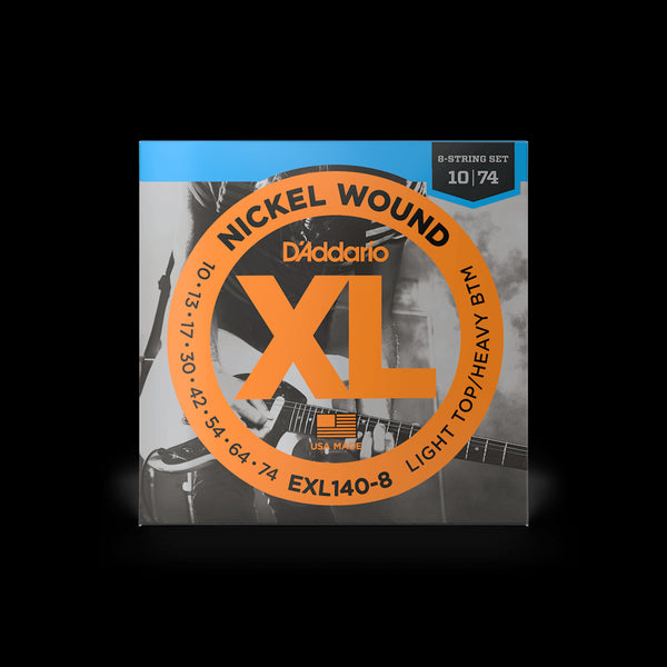 Encordado D Addario Guitarra Electrica EXL140 8 cuerdas 10 74