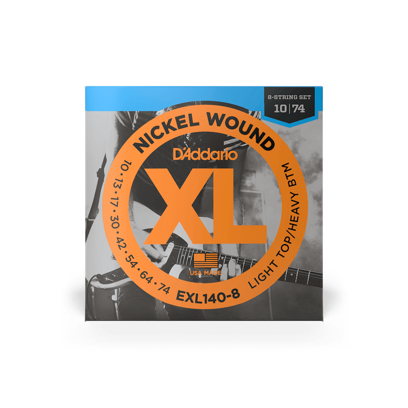 Encordado D Addario Guitarra Electrica Exl140 8 Cuerdas 10 74