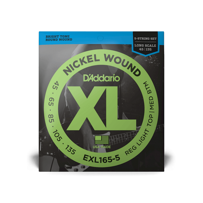 Encordado D Addario Bajo Exl165-5 45-135