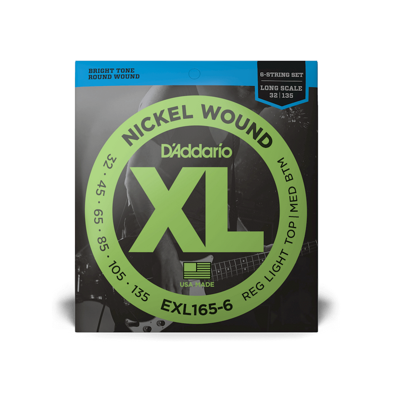Encordado D Addario Bajo Exl165-6 32-135 6 Cuerdas