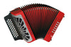 Acordeon Hohner Rey Vallenato 5 Letras Rojo A49641
