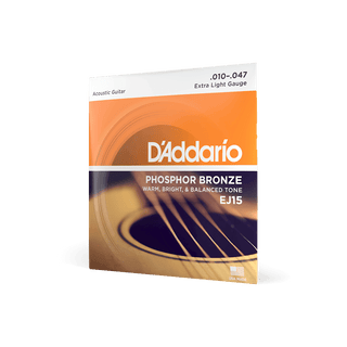 Encordado D Addario Guitarra Acustica Ej15 10 47 Bronce - The Music Site