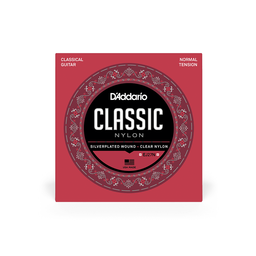 Encordado D Addario Guitarra Acustica Nylon Ej27N Tension normal - The Music Site