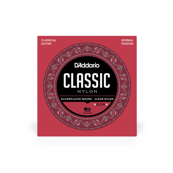 Encordado D Addario Guitarra Acustica Nylon Ej27N Tension normal - The Music Site