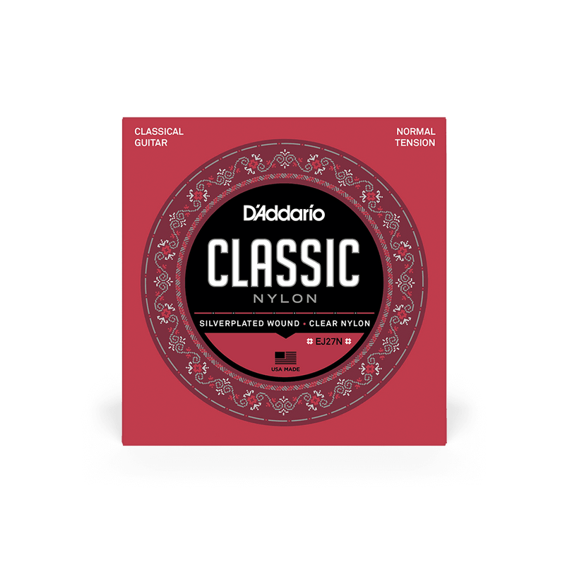 Encordado D Addario Guitarra Acustica Nylon Ej27N Tension normal - The Music Site