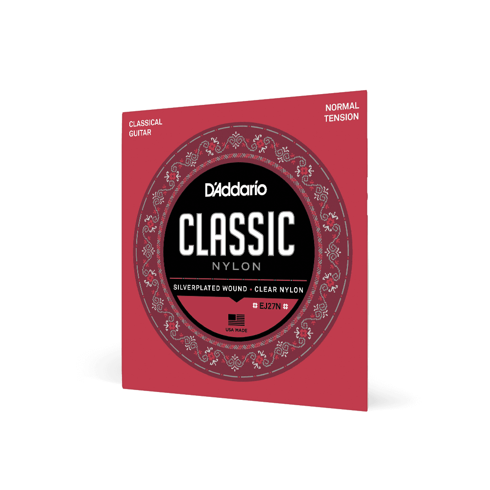 Encordado D Addario Guitarra Acustica Nylon Ej27N Tension normal - The Music Site