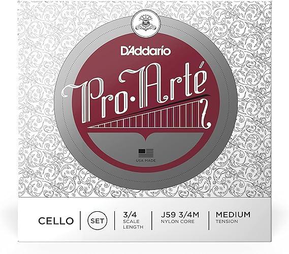 Encordado D Addario Proarte Cello J59 3/4 - The Music Site