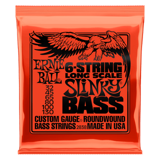 Encordado Ernie Ball Bajo 2838 32-130 6 Cuerdas - The Music Site