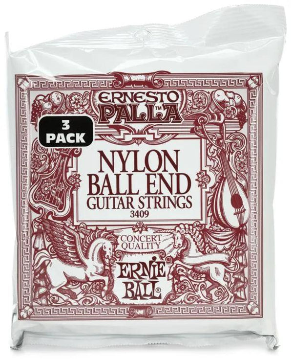 Encordado Ernie Ball Guitarra Acustica pack 3 Nylon 3409 - The Music Site