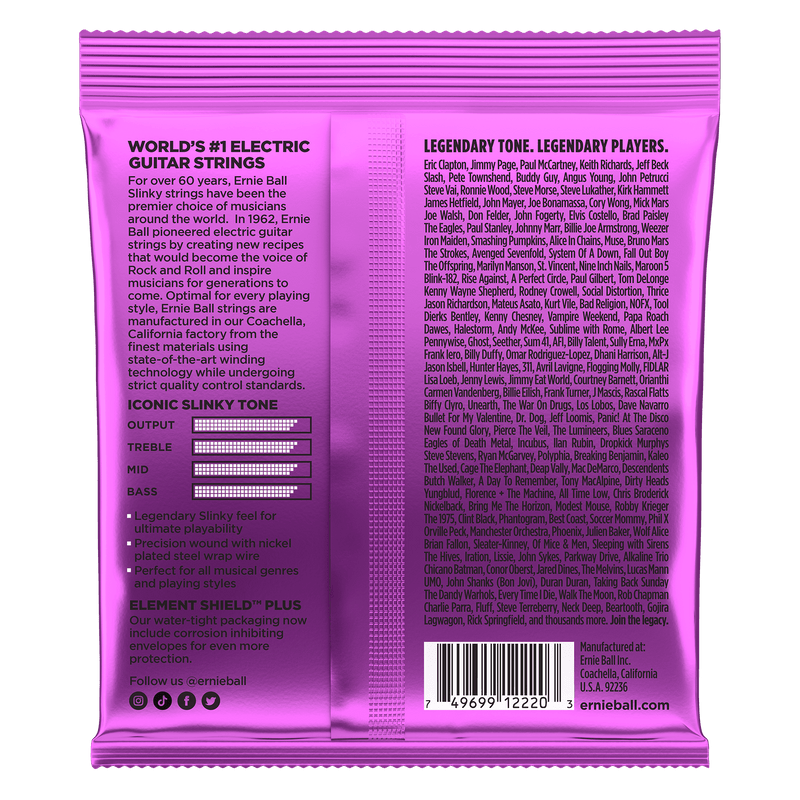 Encordado Ernie Ball Guitarra Electrica 2220 11-48 - The Music Site