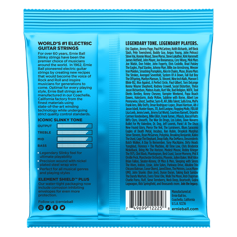 Encordado Ernie Ball Guitarra Electrica 2225 8-38 - The Music Site