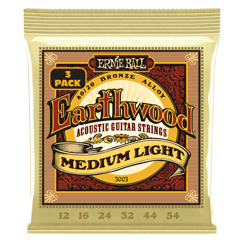 Encordado Ernie Ball Guitarra Acustica 3003 12-54 x3