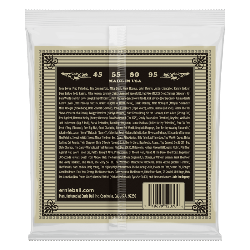 Encordado Ernie Ball Bajo Acustico 2070 45-95