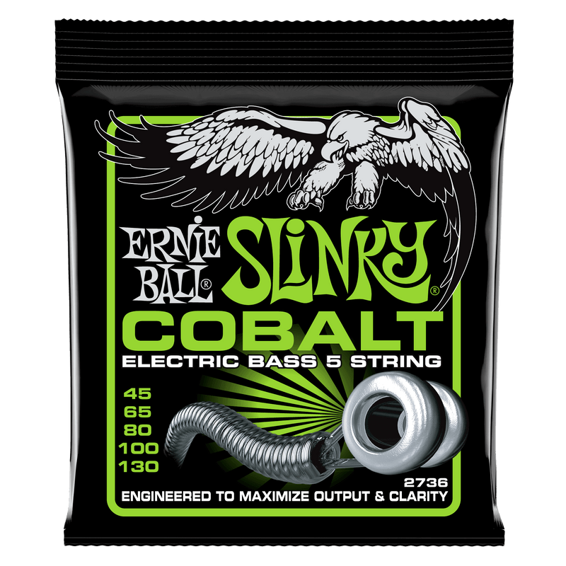 Encordado Ernie Ball Bajo Electrico 2736 45-130 5 Cuerdas