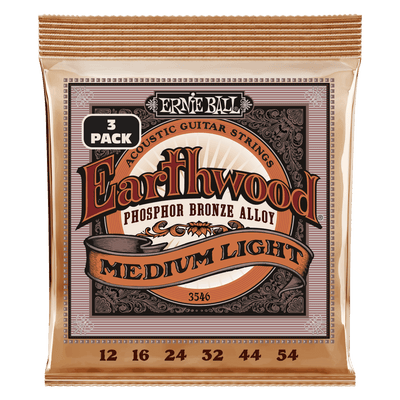 Encordado Ernie Ball Guitarra Acustica 3546 12-54 x3