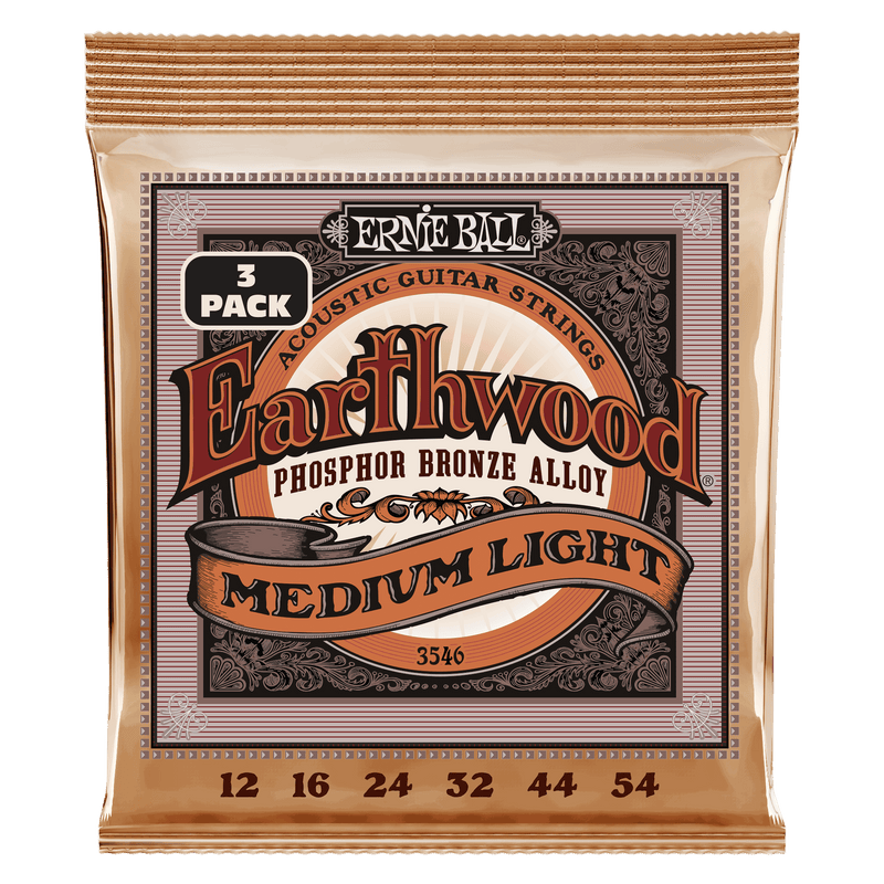Encordado Ernie Ball Guitarra Acustica 3546 12-54 x3