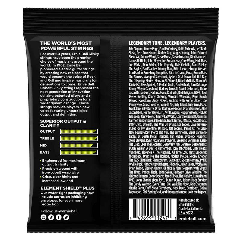 Encordado Ernie Ball Guitarra Electrica 3721 10-46 x3