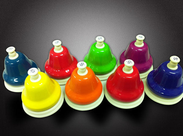 Set De Campanas De Mesa Rhythm Band Chroma-Notes CNDB-D De Ocho Notas — vista 2