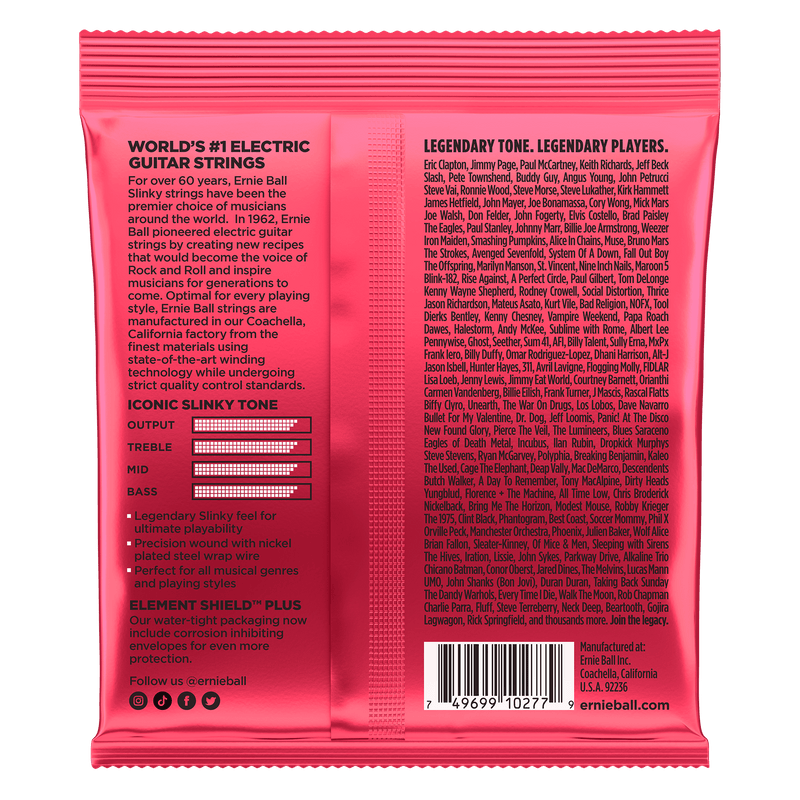 Encordado Ernie Ball Guitarra Electrica 2226 11-52