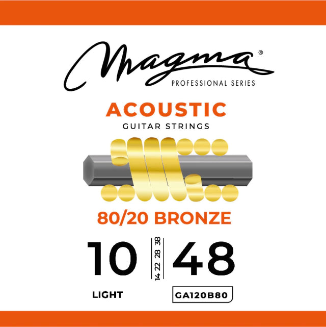 Encordado Magma Guitarra Acero Ga120b80s sin Empaque