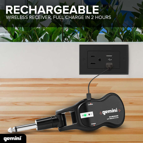 Microfono Gemini Inalambrico Gmu-hsl100