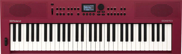 Teclado Roland GO:KEYS 3 Rojo