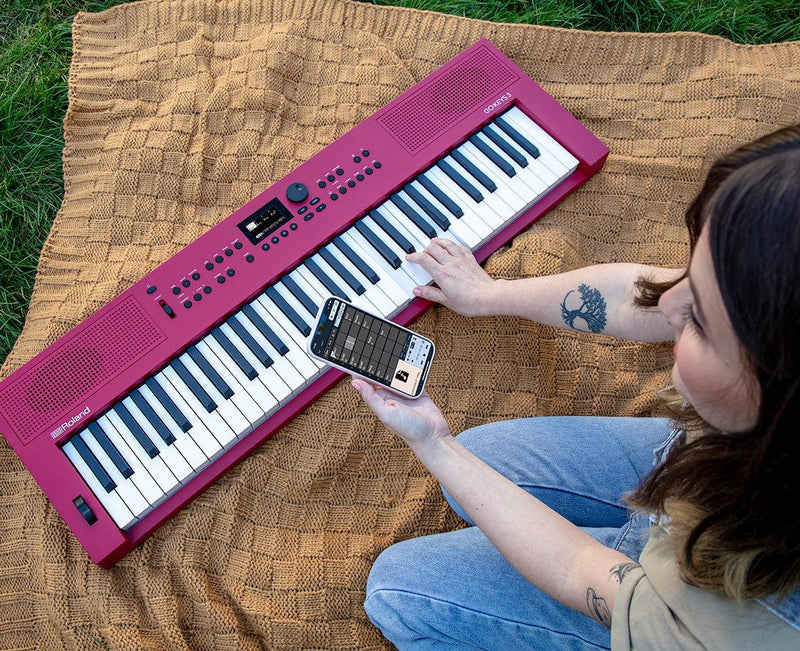 Teclado Roland Gokeys3-Rd Rojo