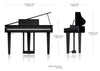 Piano Roland De Cola Digital Gp-3-Pe