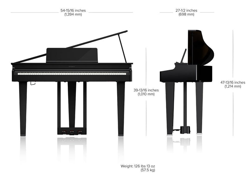Piano Roland De Cola Digital Gp-3-Pe