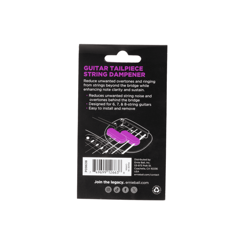 Sordina Cuerdas Ernie Ball P09638 Guitarra