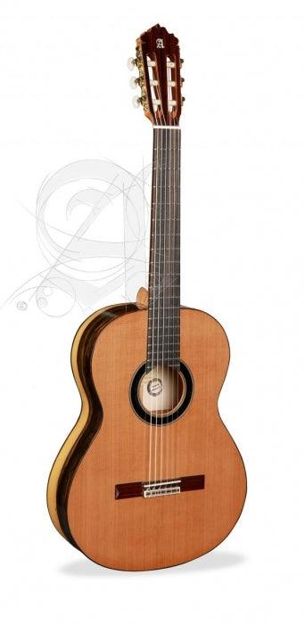 Guitarra Acústica Alhambra 6 Ebano Blanco/Estuche Semiduro - The Music Site