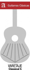 Guitarra Acústica Alhambra 6 Ebano Blanco/Estuche Semiduro - The Music Site