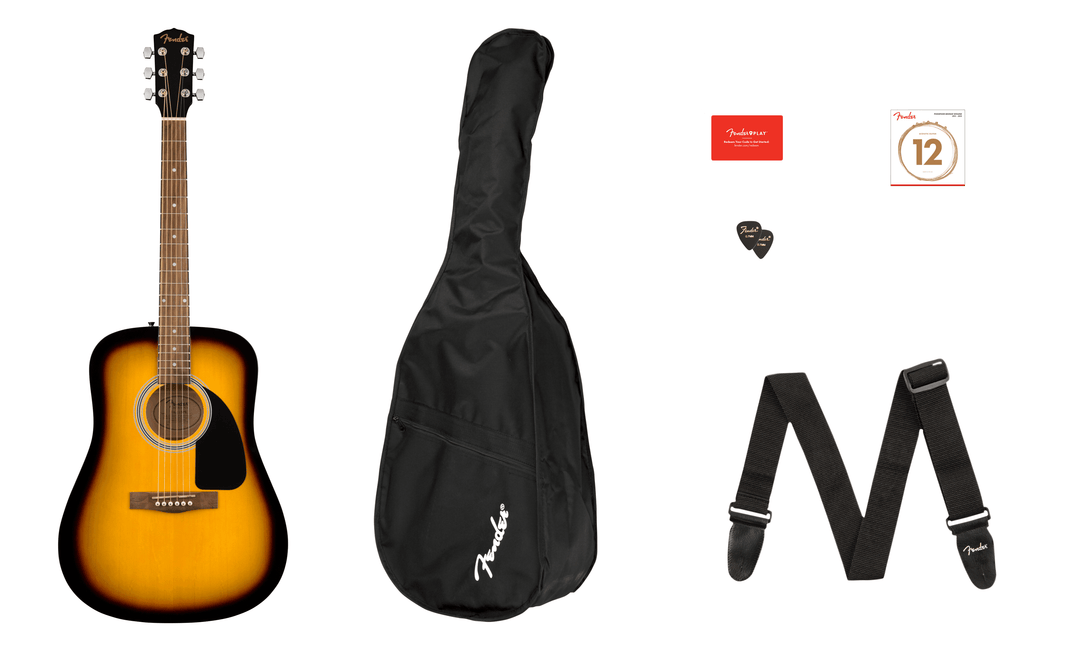 Guitarra Acustica Fender Fa-115 Kit 0971210532 - The Music Site