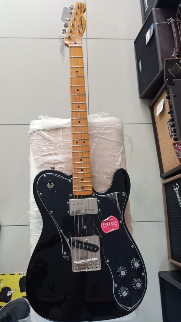 GUITARRA ELEC FENDER SQ CV 70S TELE BLK 0374050506 - The Music Site