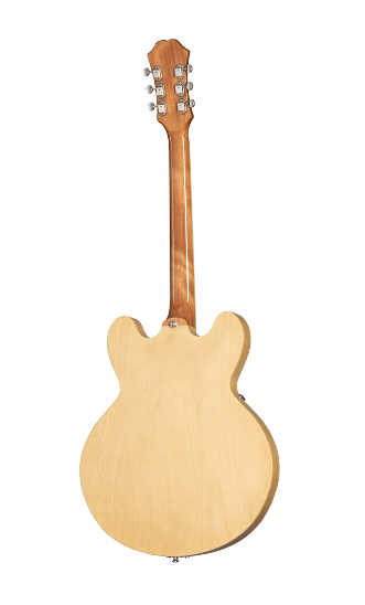 Guitarra Electrica Epiphone Casino Electric Guitar Semi-Hollow Left Handed Natural - EOCANANH1L - The Music Site