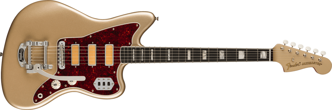 Guitarra Electrica Fender Jazzmaster® Gold Foil Ebony Fingerboard, Shoreline Gold 0140701344 - The Music Site