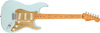 Guitarra Electrica Fender Squier 40th Anniversary Stratocaster®, Vintage Edition, diapasón de arce, golpeador anodizado dorado, azul sónico satinado0379510572 - The Music Site