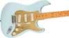 Guitarra Electrica Fender Squier 40th Anniversary Stratocaster®, Vintage Edition, diapasón de arce, golpeador anodizado dorado, azul sónico satinado0379510572 - The Music Site