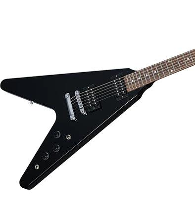 Guitarra Electrica Gibson DSVE00EBCH1 80s Flying V - Ebony - The Music Site