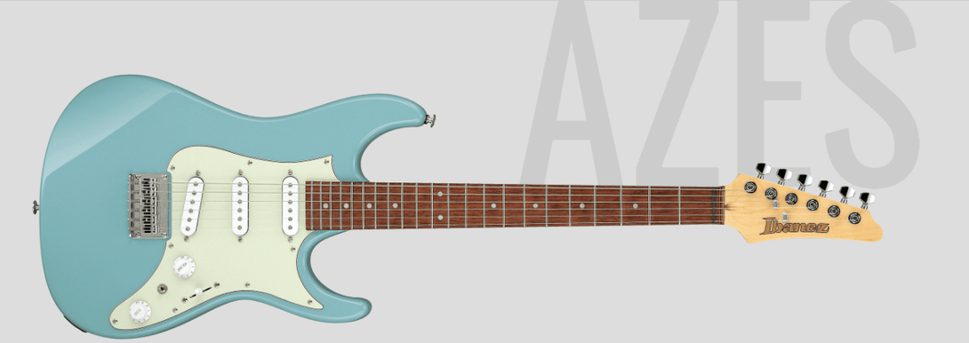 Guitarra Electrica Ibaenz Azes31-Purist Blue - The Music Site