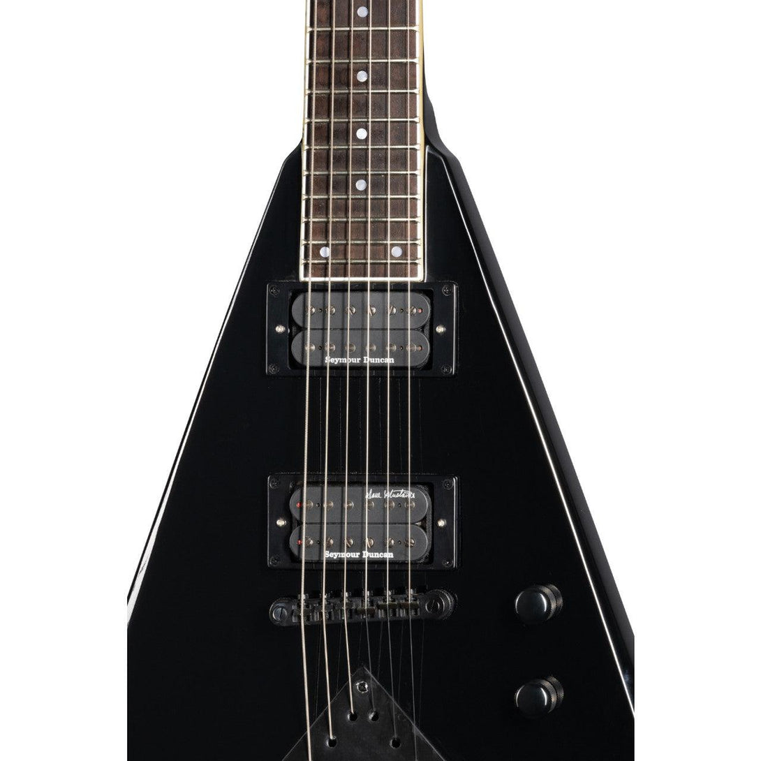 Guitarra Electrica Kramer KEVDMBKBH3 Dave Mustaine Signature Vanguard Ebony - w/ Custom Hardshell Case - The Music Site