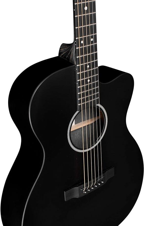 Guitarra Electroacustica Martin OMCX1E-01 BLACK W/SS - The Music Site