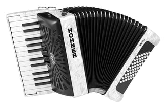 Acordeón Hohner Bravo II 48 A16512 Blanco — vista 1
