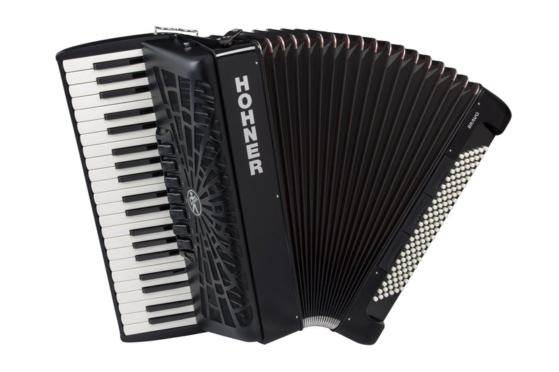 Acordeón Hohner Bravo III 120 A16822 Negro — vista 3